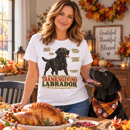 North American Thanksgiving Labrador T-Shirt