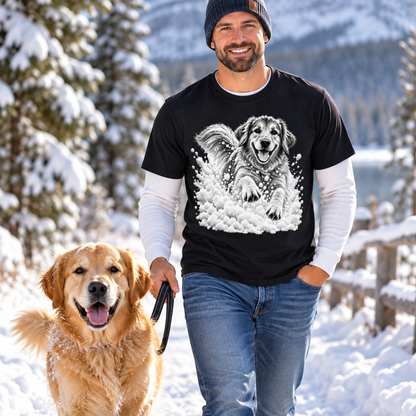 Golden Retriever Snow Day T-Shirt