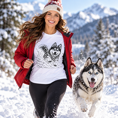 Husky Snow Day T-Shirt