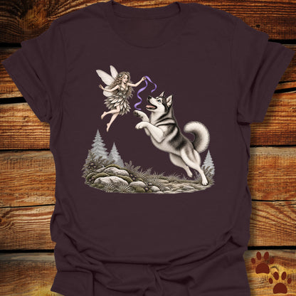 Husky Whimsical Fairy T-Shirt