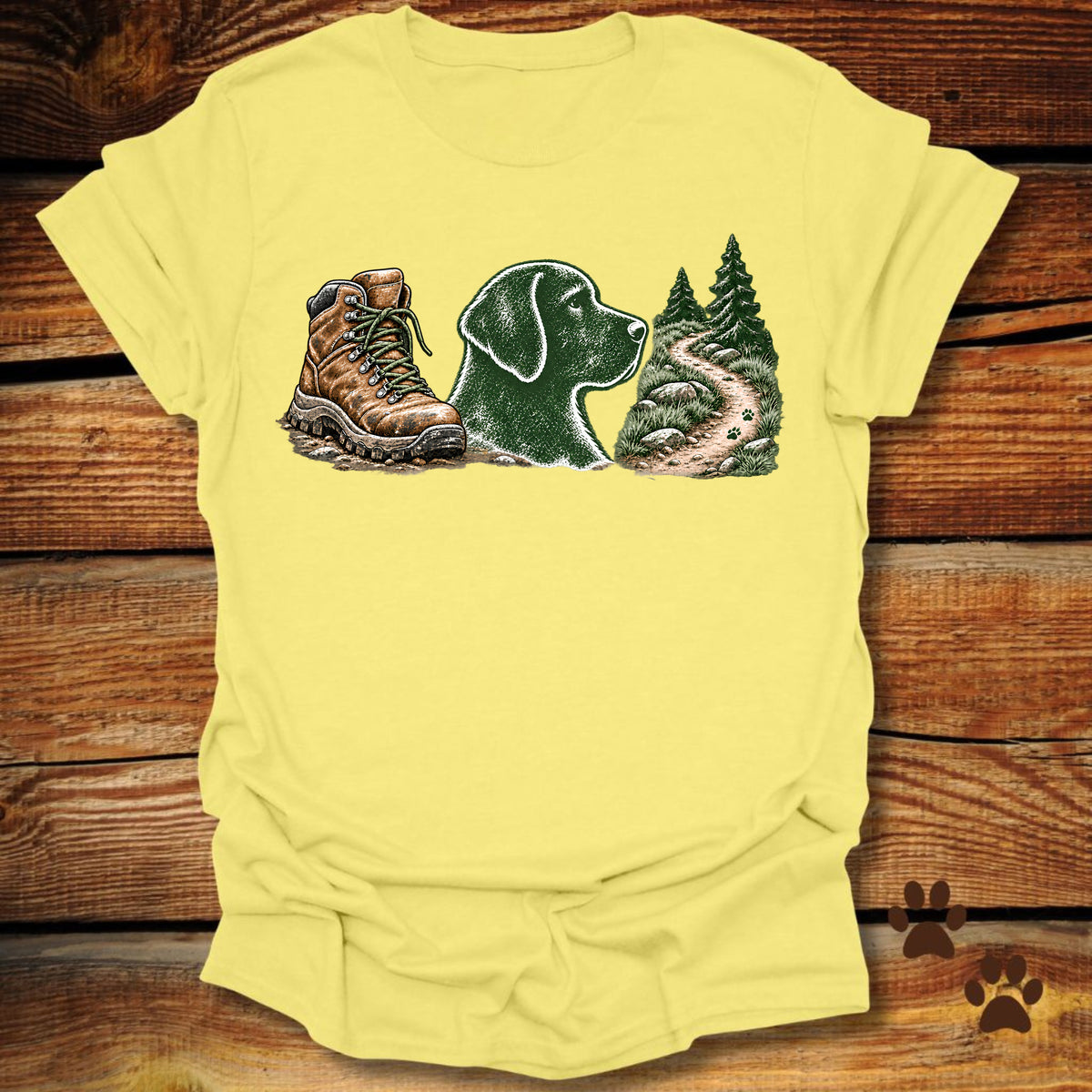 Labrador Retriever Hiking Buddy T-Shirt