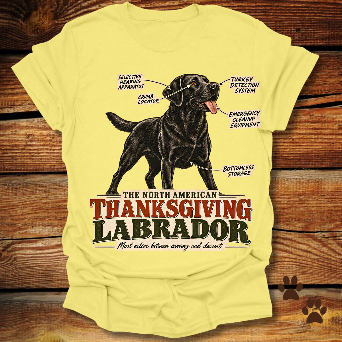 North American Thanksgiving Labrador T-Shirt