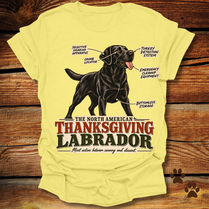 North American Thanksgiving Labrador T-Shirt