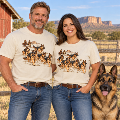 German Shepherd Roundup T-Shirt