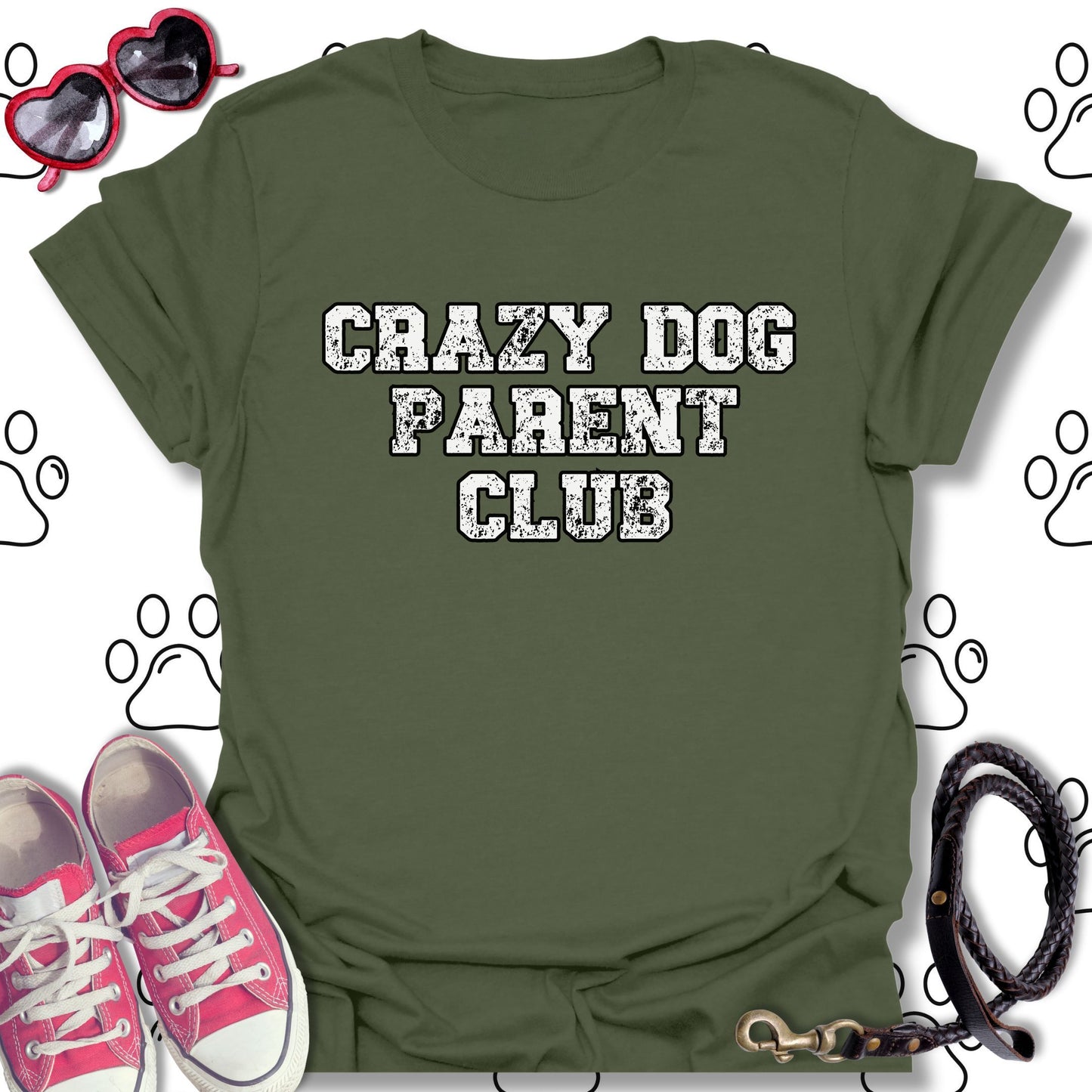Crazy Dog Parent Club T-Shirt