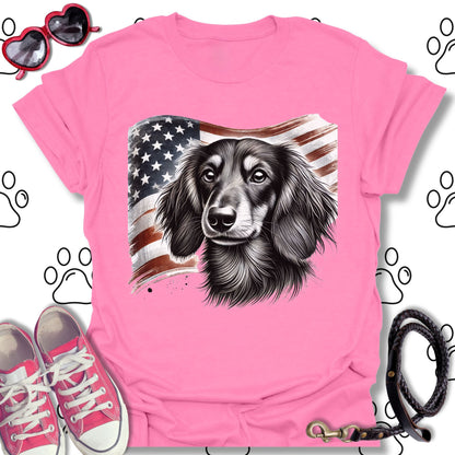 Dachshund American Flag T-Shirt