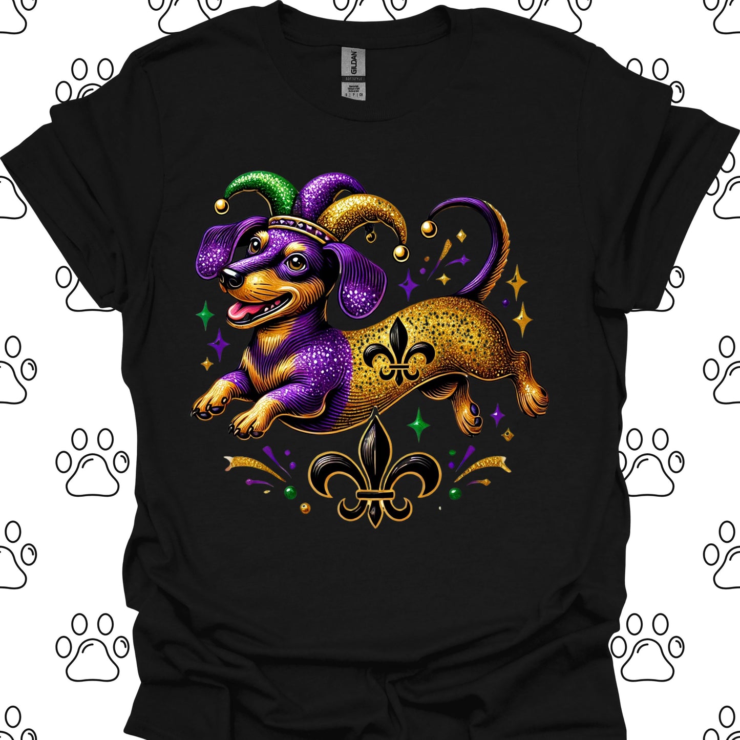 Dachshund Mardi Gras T-Shirt