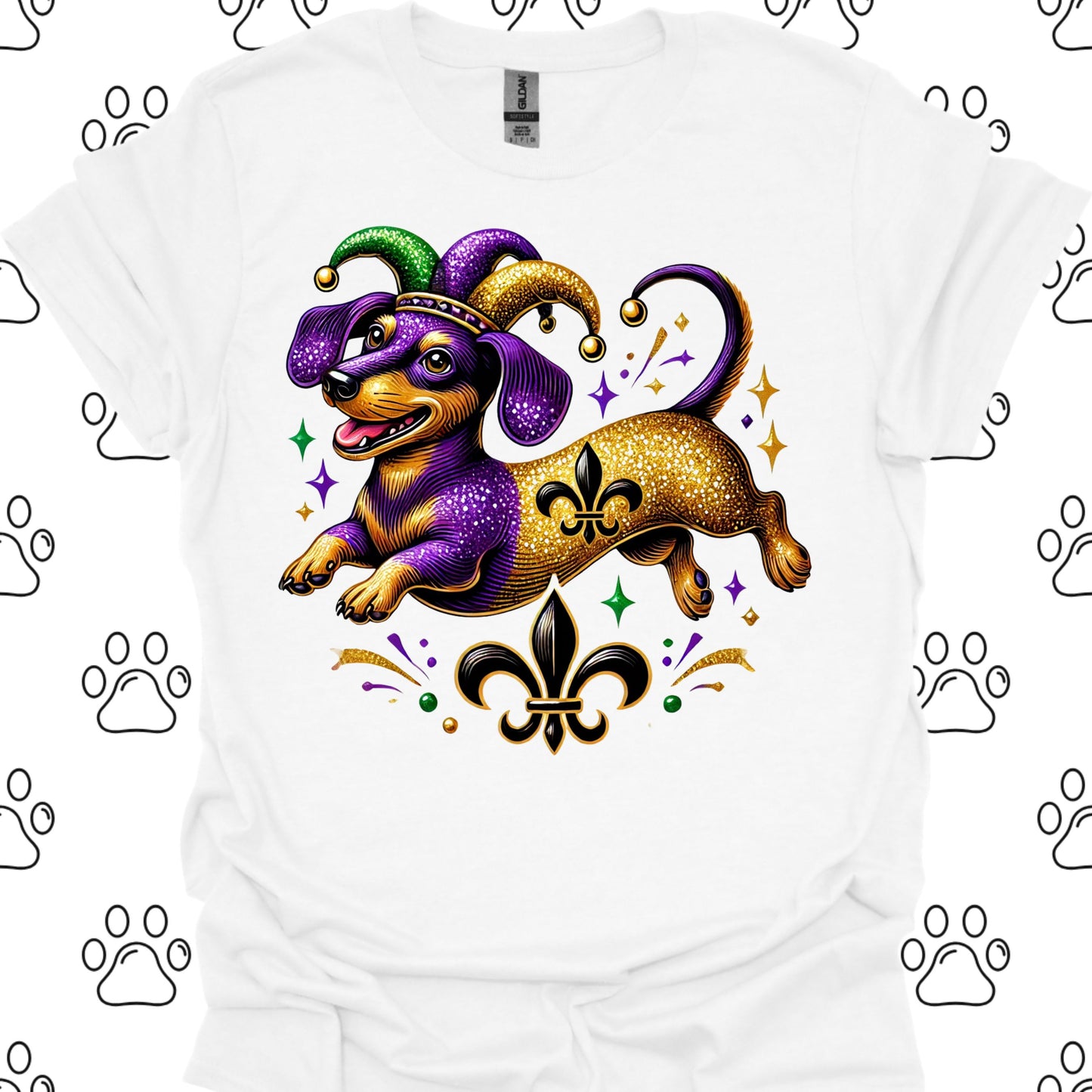 Dachshund Mardi Gras T-Shirt