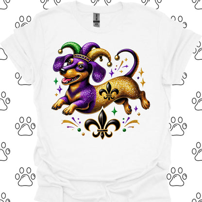 Dachshund Mardi Gras T-Shirt