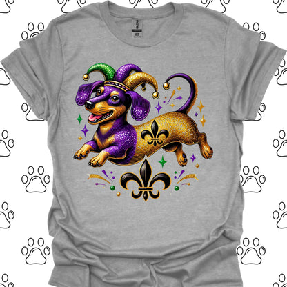 Dachshund Mardi Gras T-Shirt