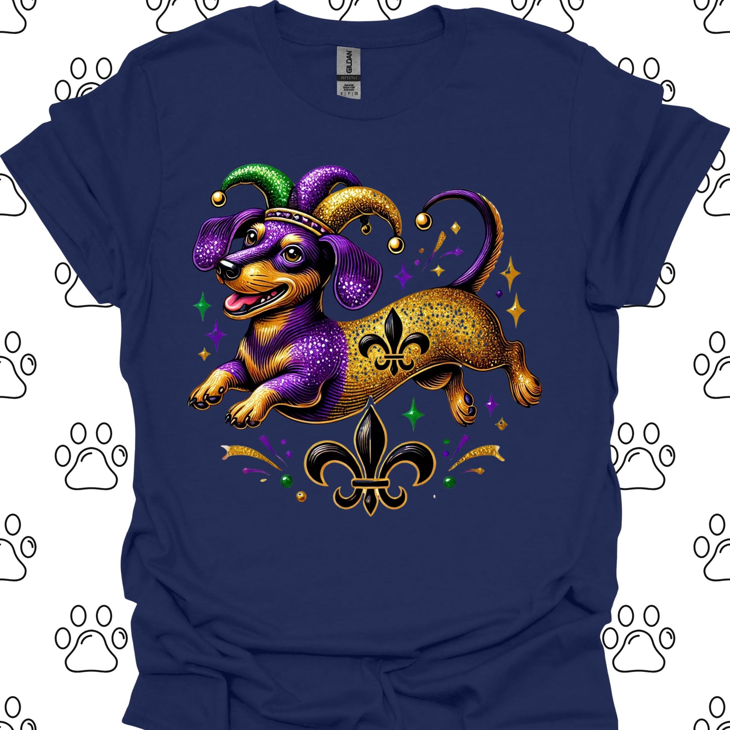 Dachshund Mardi Gras T-Shirt