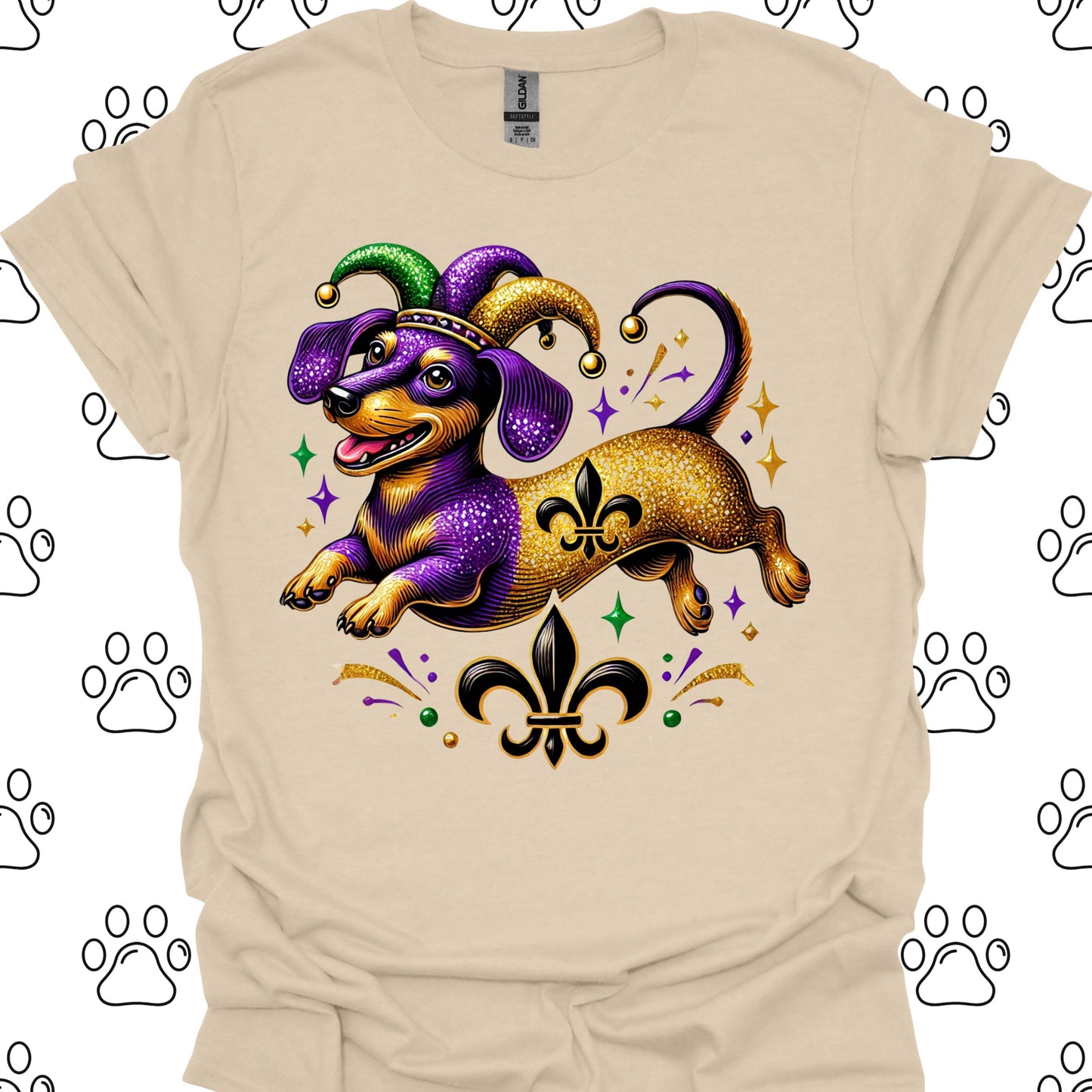 Dachshund Mardi Gras T-Shirt