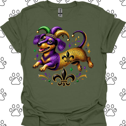 Dachshund Mardi Gras T-Shirt