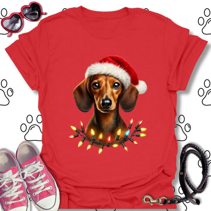 Dachshund Christmas Lights Shirt