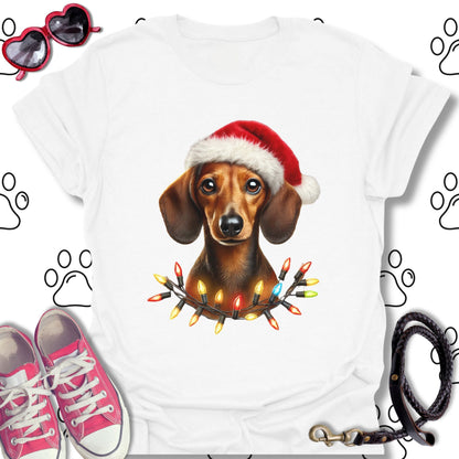 Dachshund Christmas Lights Shirt