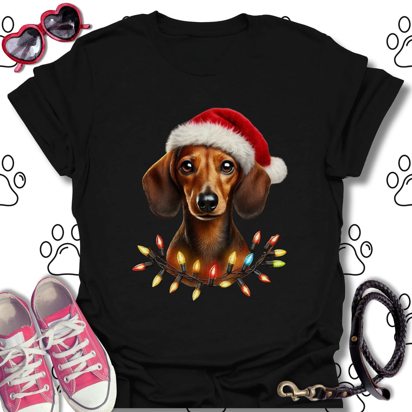 Dachshund Christmas Lights Shirt