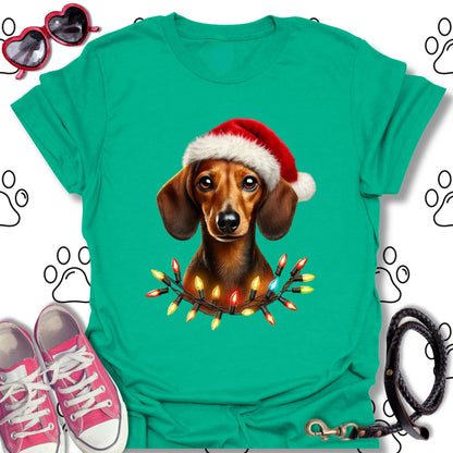 Dachshund Christmas Lights Shirt