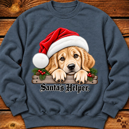 Santa’s Helper Golden Retriever Sweatshirt