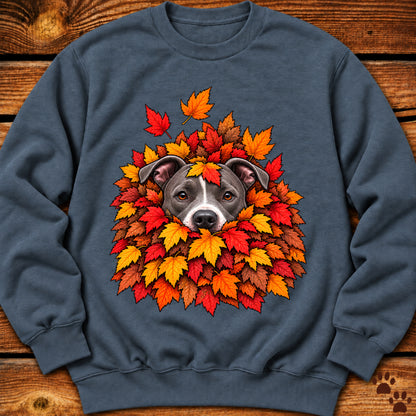 Pitbull Leaf Pile Crewneck