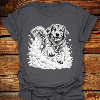 Golden Retriever Snow Day T-Shirt