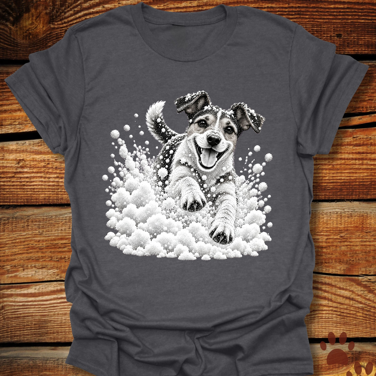Jack Russell Terrier Snow Day T-Shirt
