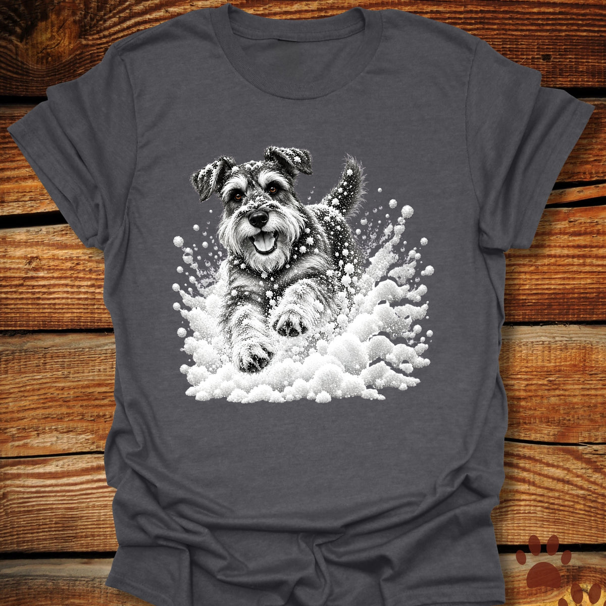 Schnauzer Snow Day T-Shirt