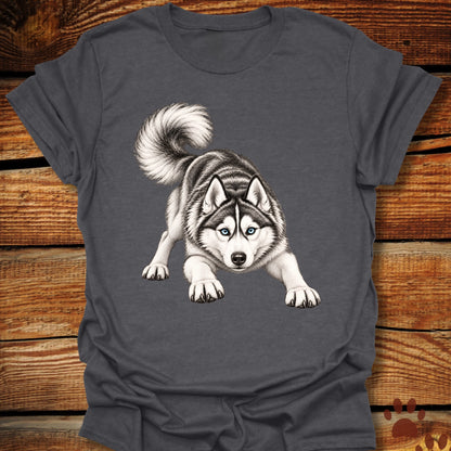 Siberian Husky Ready for Mischief T-Shirt