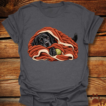 Labrador Retriever Blanket Burrito T-Shirt