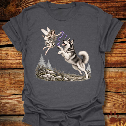 Husky Whimsical Fairy T-Shirt