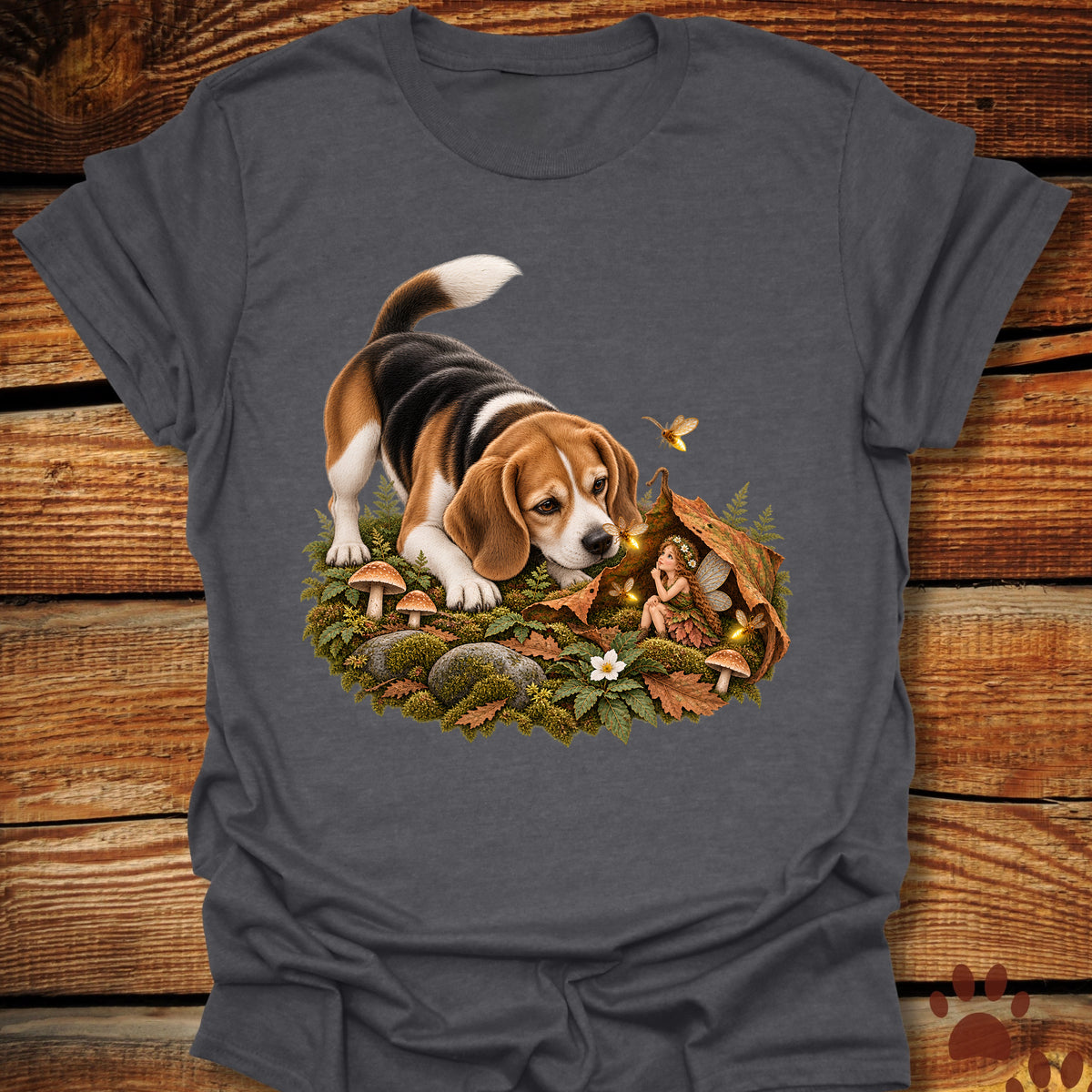 Beagle Finds a Fairy T-Shirt