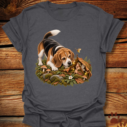 Beagle Finds a Fairy T-Shirt