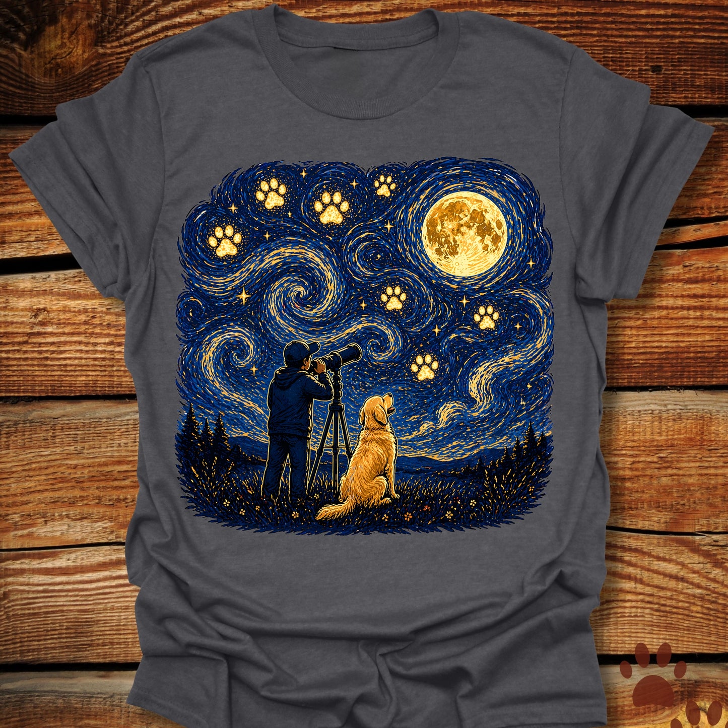 Starry Night Stargazing T-Shirt
