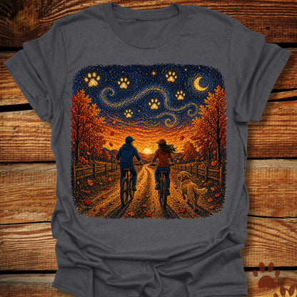 Starry Night Bike Ride T-Shirt