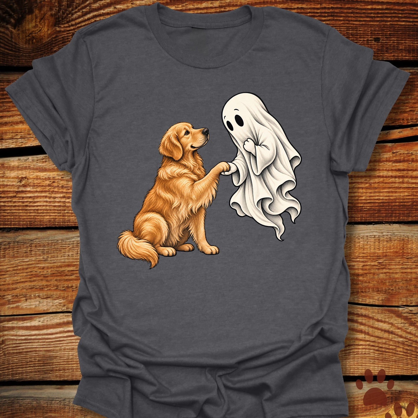New Friend Ghost Golden Retriever T-Shirt