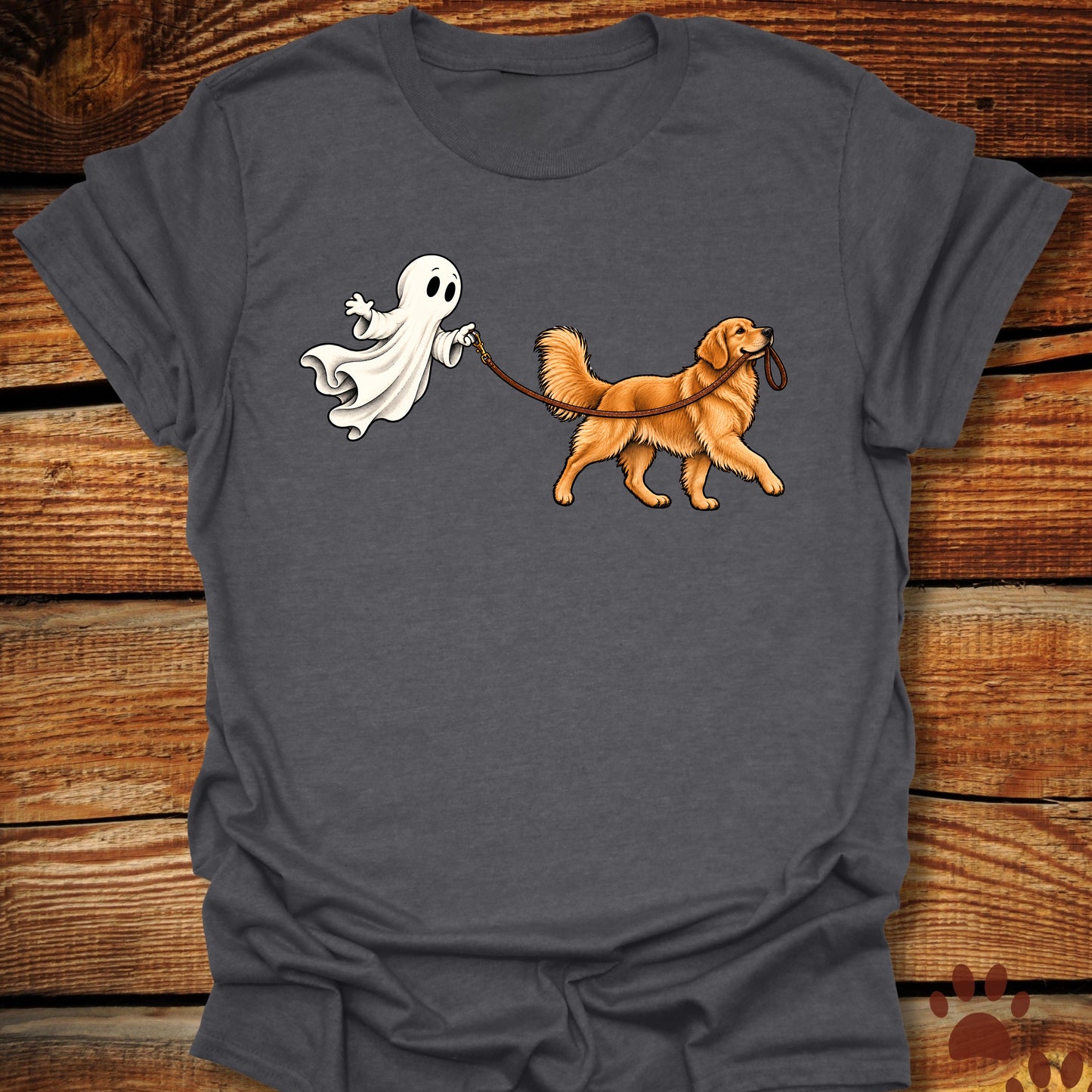 Ghost Walking the Golden T-Shirt