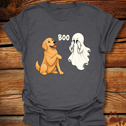 Boo Ghost Golden Retriever T-Shirt
