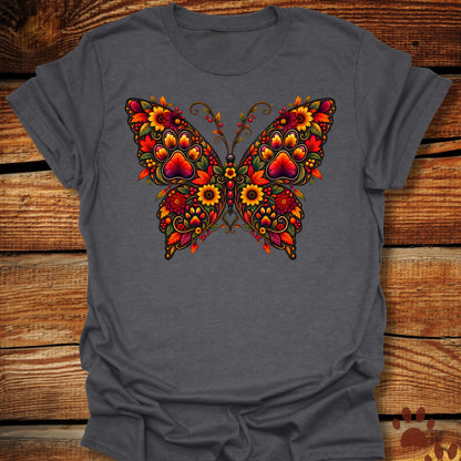 Autumn Paw Butterfly T-Shirt