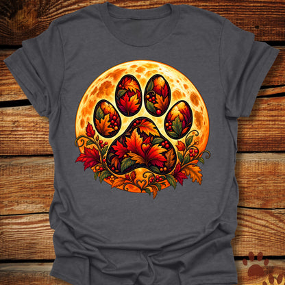 Autumn Paw Harvest Moon T-Shirt