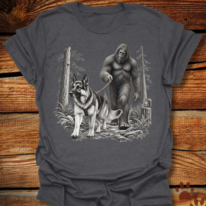 Bigfoot German Shepherd Trailblazers T-Shirt