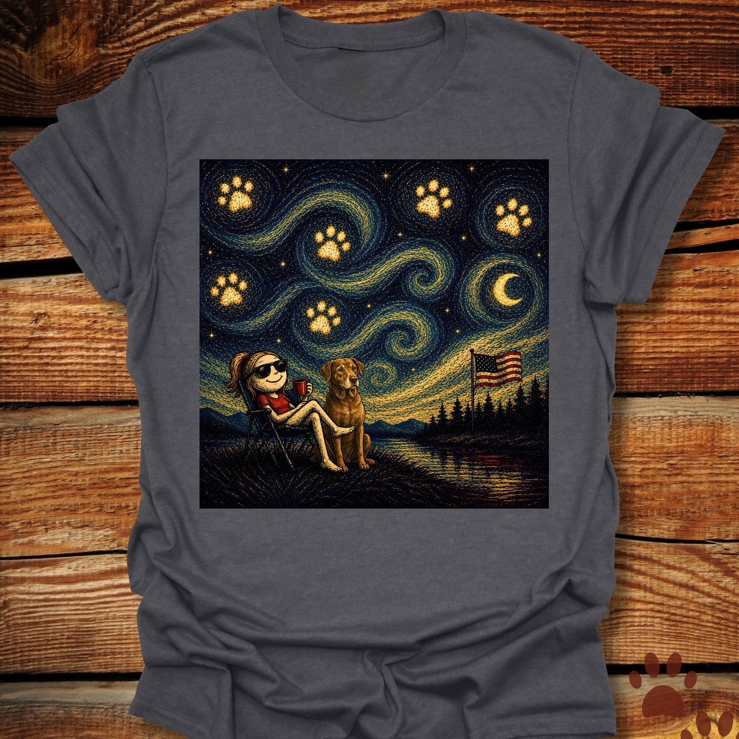 Starry Night Chill T-Shirt