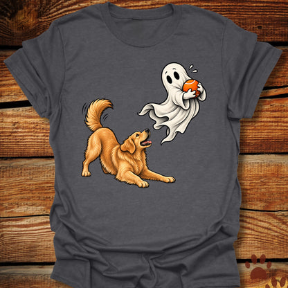 Not Your Ball Ghost Golden Retriever T-Shirt