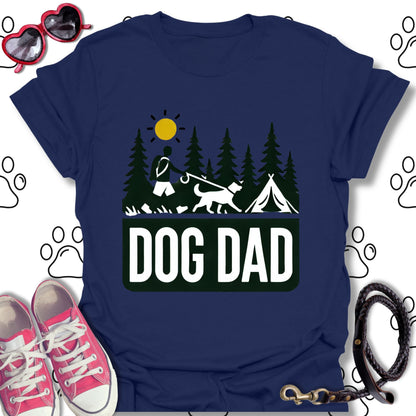 Dog Dad Camping Shirt