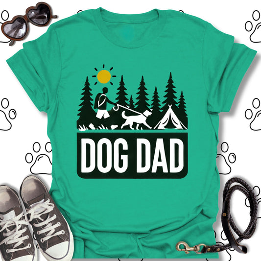 Dog Dad Camping Shirt