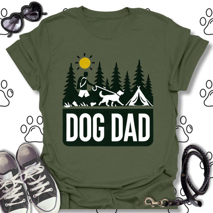 Dog Dad Camping Shirt