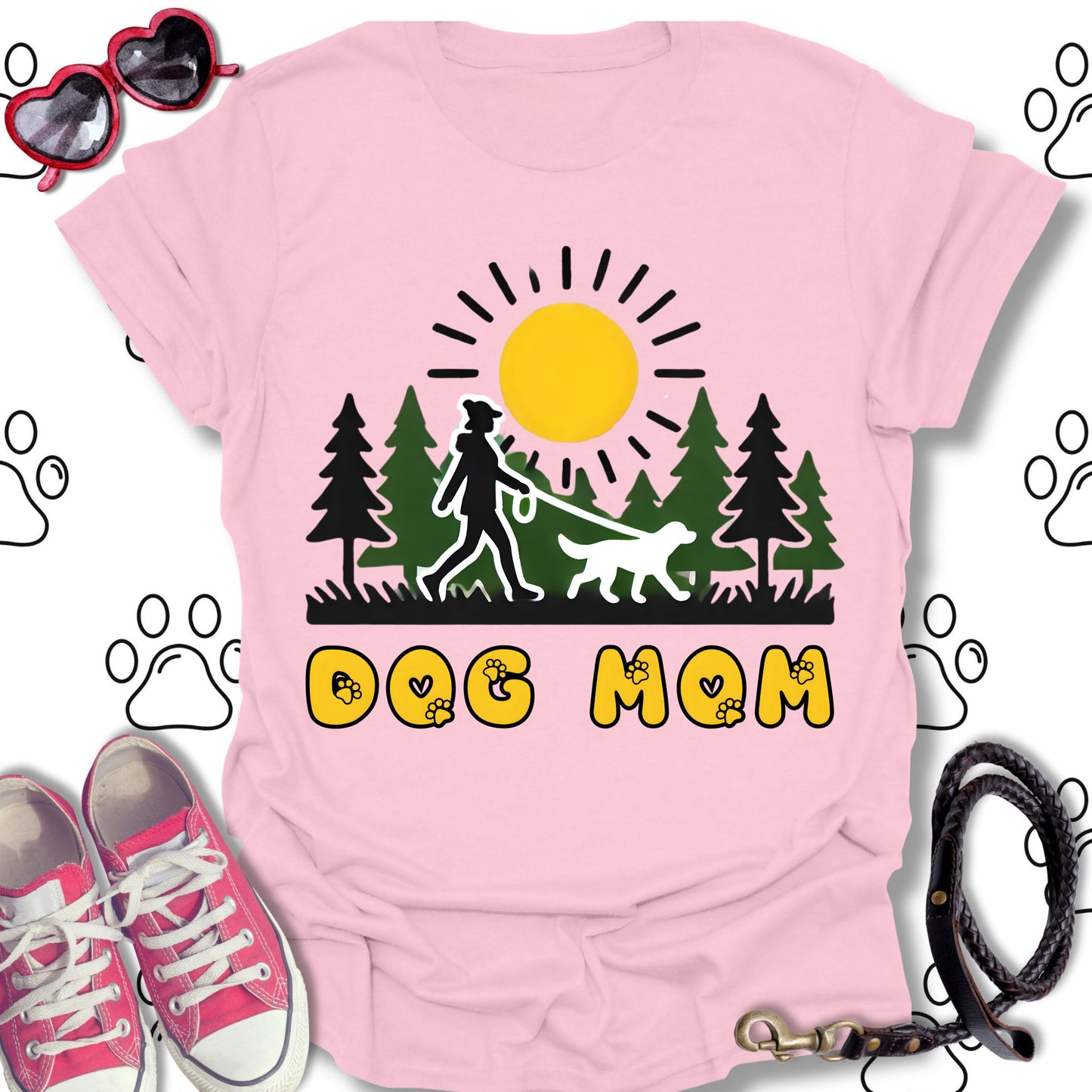 Dog Mom Hiking Shirt
