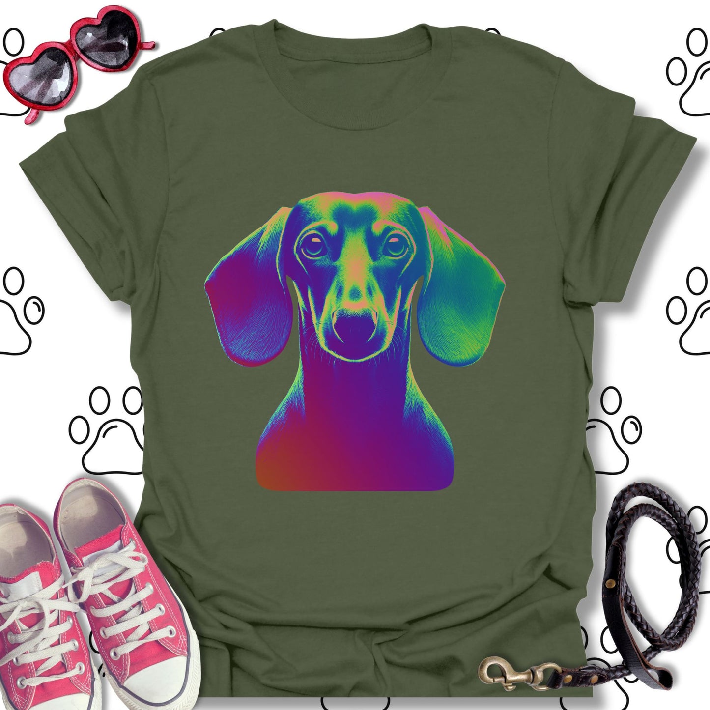 Psychedelic Dachshund