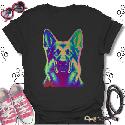 Psychedelic German Shepherd