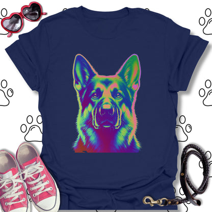 Psychedelic German Shepherd