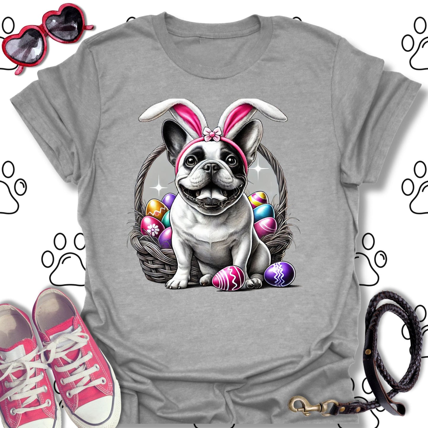 French Bulldog Easter Bunny T-Shirt