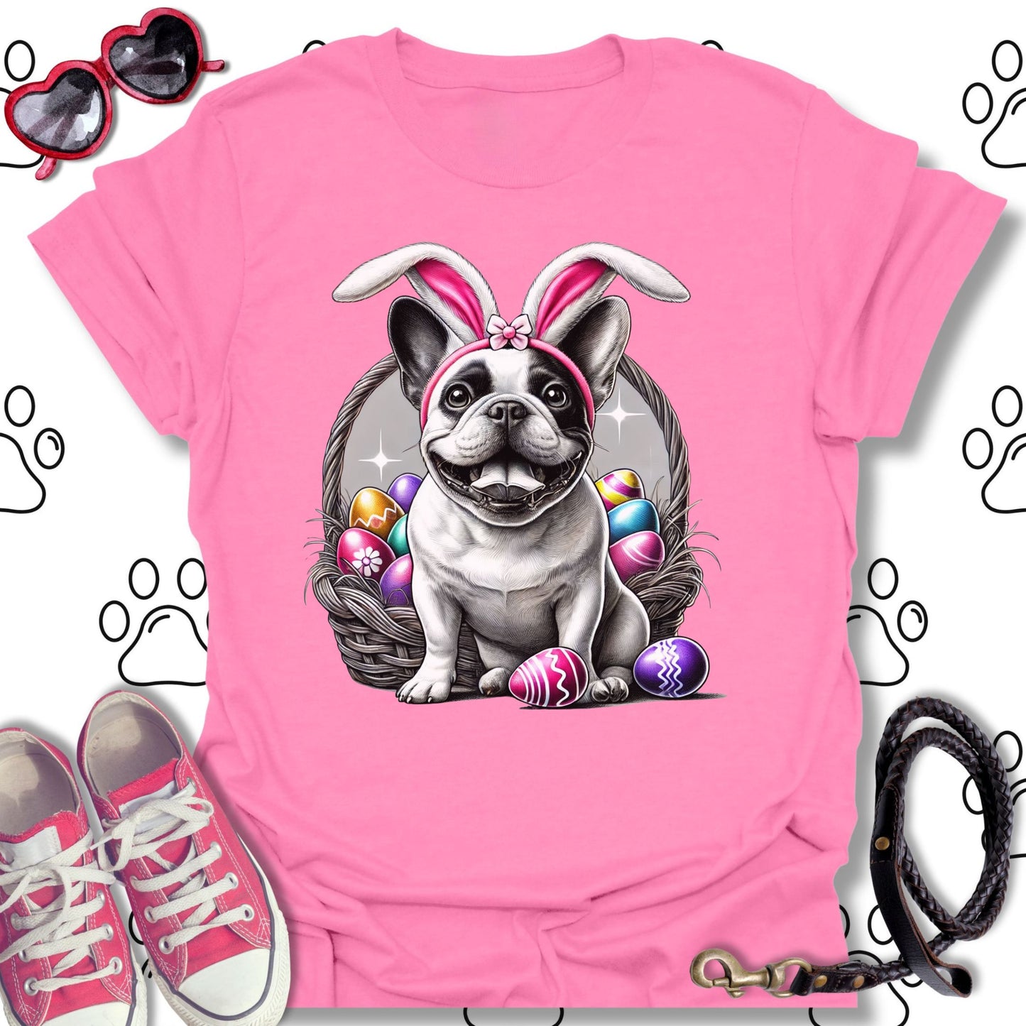 French Bulldog Easter Bunny T-Shirt